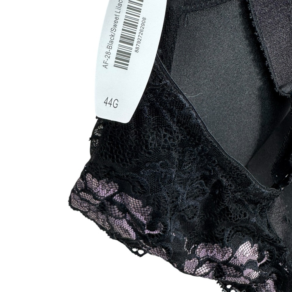 Adore Me Black sweet lilic Wired Lace Bra size 44G New - Picture 4 of 4